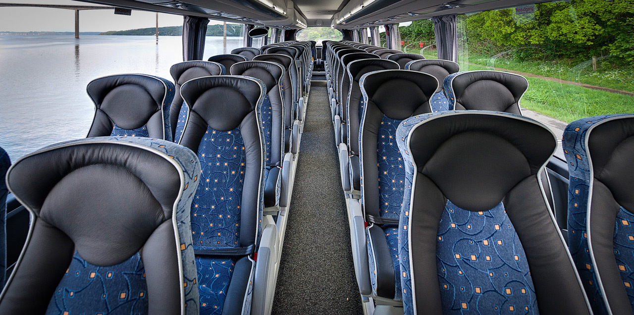 Autobus SCANIA IRIZAR i6 interiér - sedadla pro cestující
